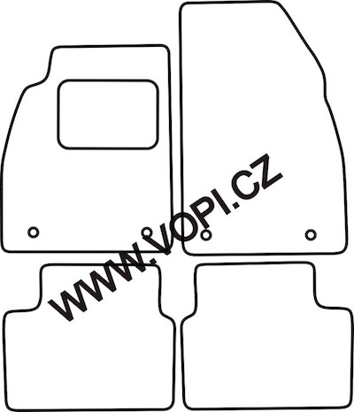 Autokoberce Opel Insignia 2008 - 08/2013 Colorfit (3458)